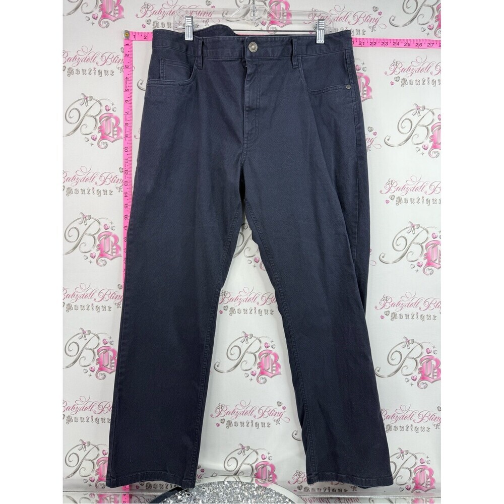 Ben Sherman pants navy blue Men's Dark Navy Straight-Leg Pants